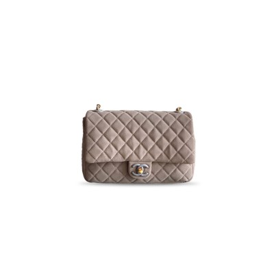 CHANEL 26C SUEDE CF MEDIUM BAG AS5989 (24*17*7cm)